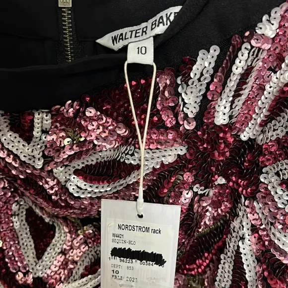 🆕🏷️ Walter Baker Portia Skirt, Sequin Bloom Size 10