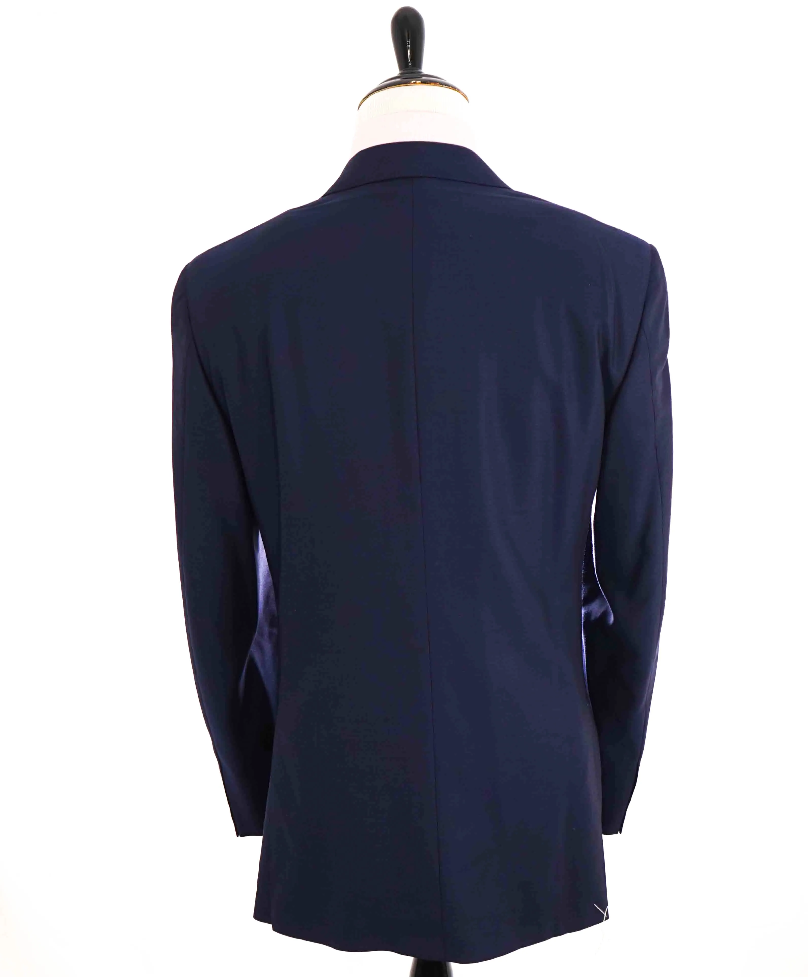 $1,895 CANALI - Cobalt Blue Royal Weave Wool Blazer - 46L