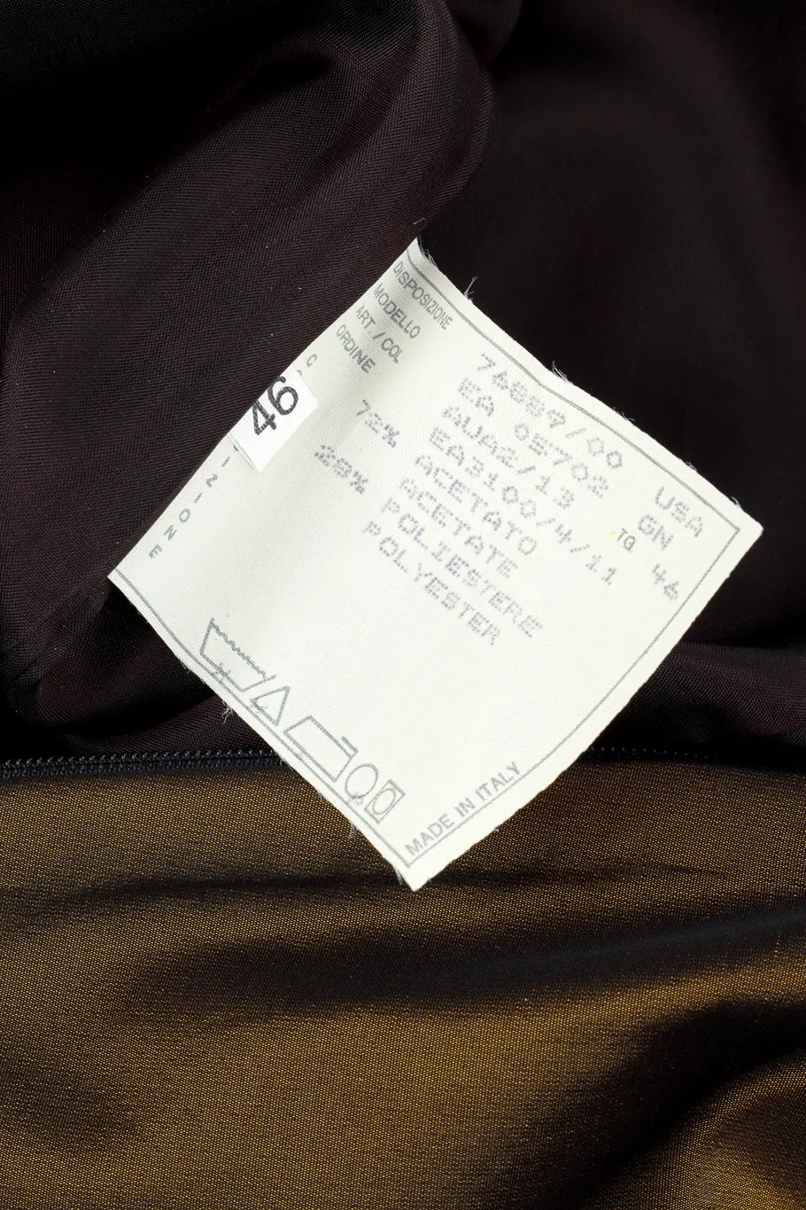 1997 S/S Taffeta Cutaway Jacket & Skirt Set