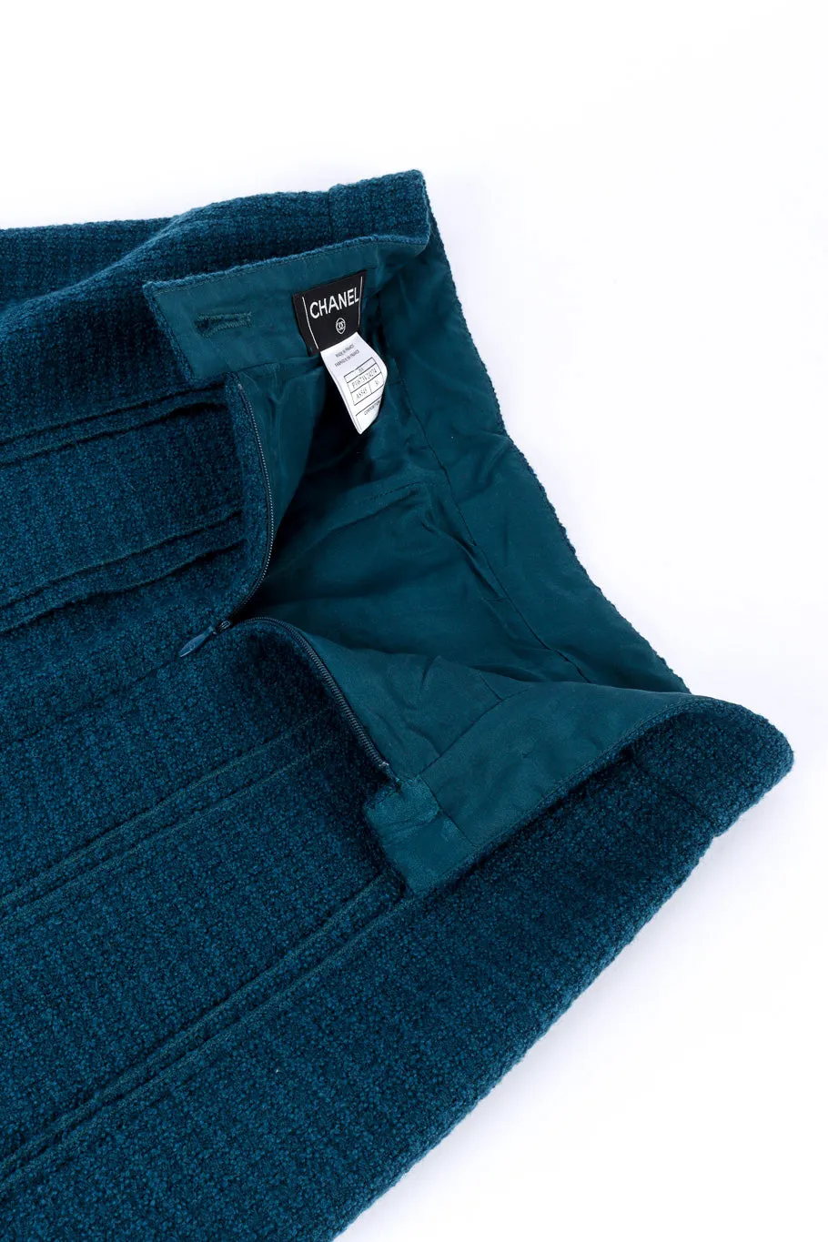 2008A Wool Carwash Hem Jacket & Skirt Set