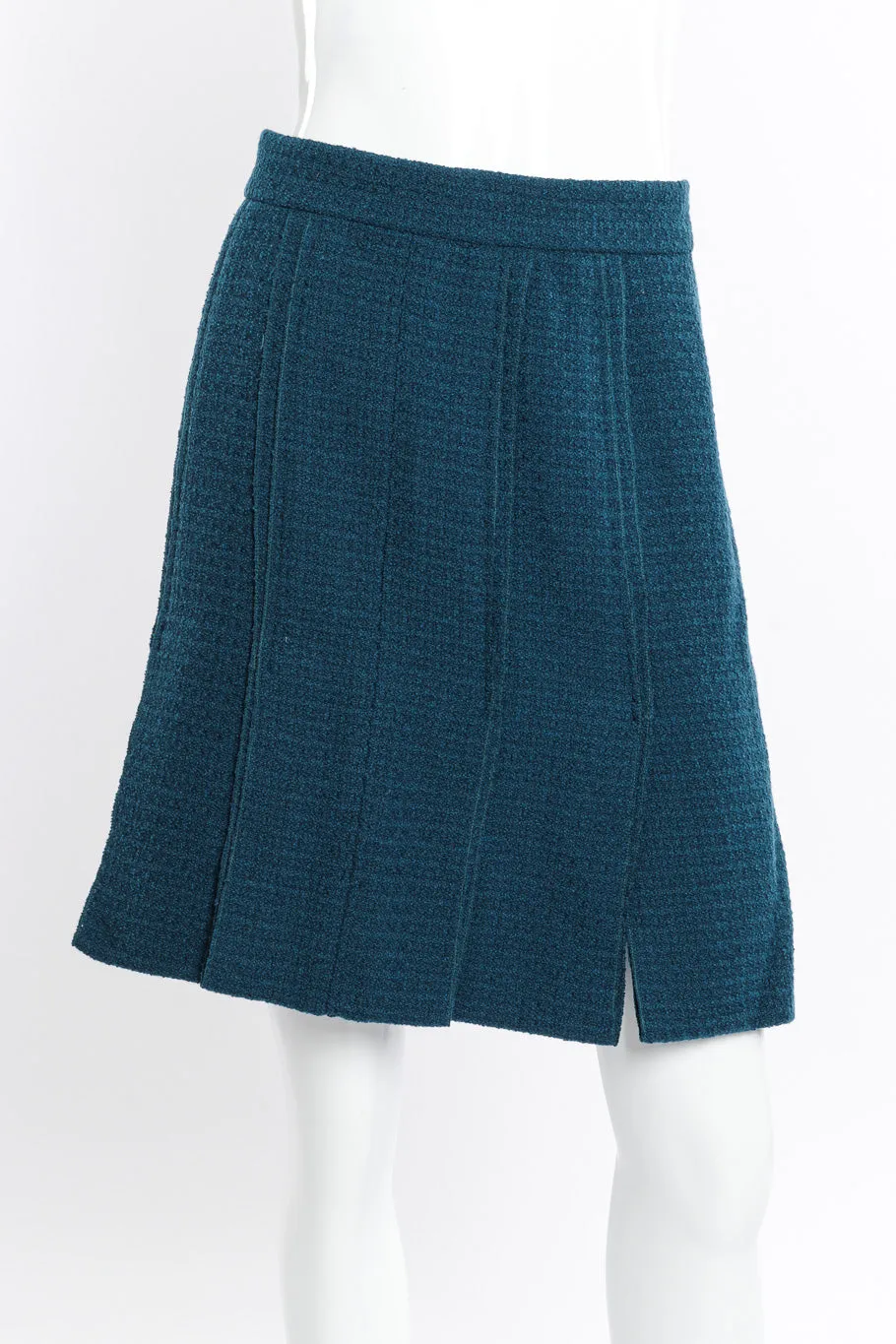 2008A Wool Carwash Hem Jacket & Skirt Set