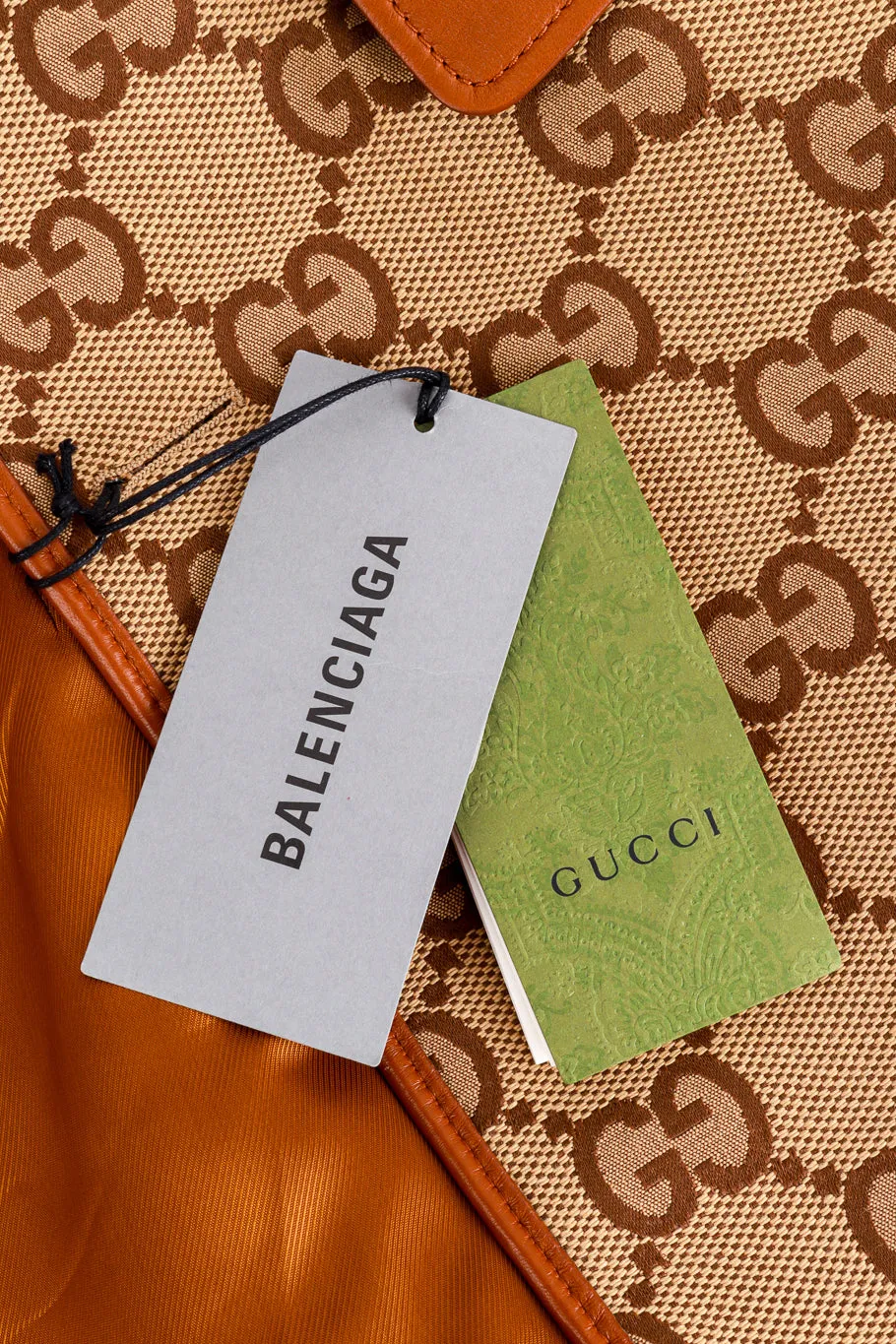 2021 F/W Canvas & Leather GG Hourglass Jacket