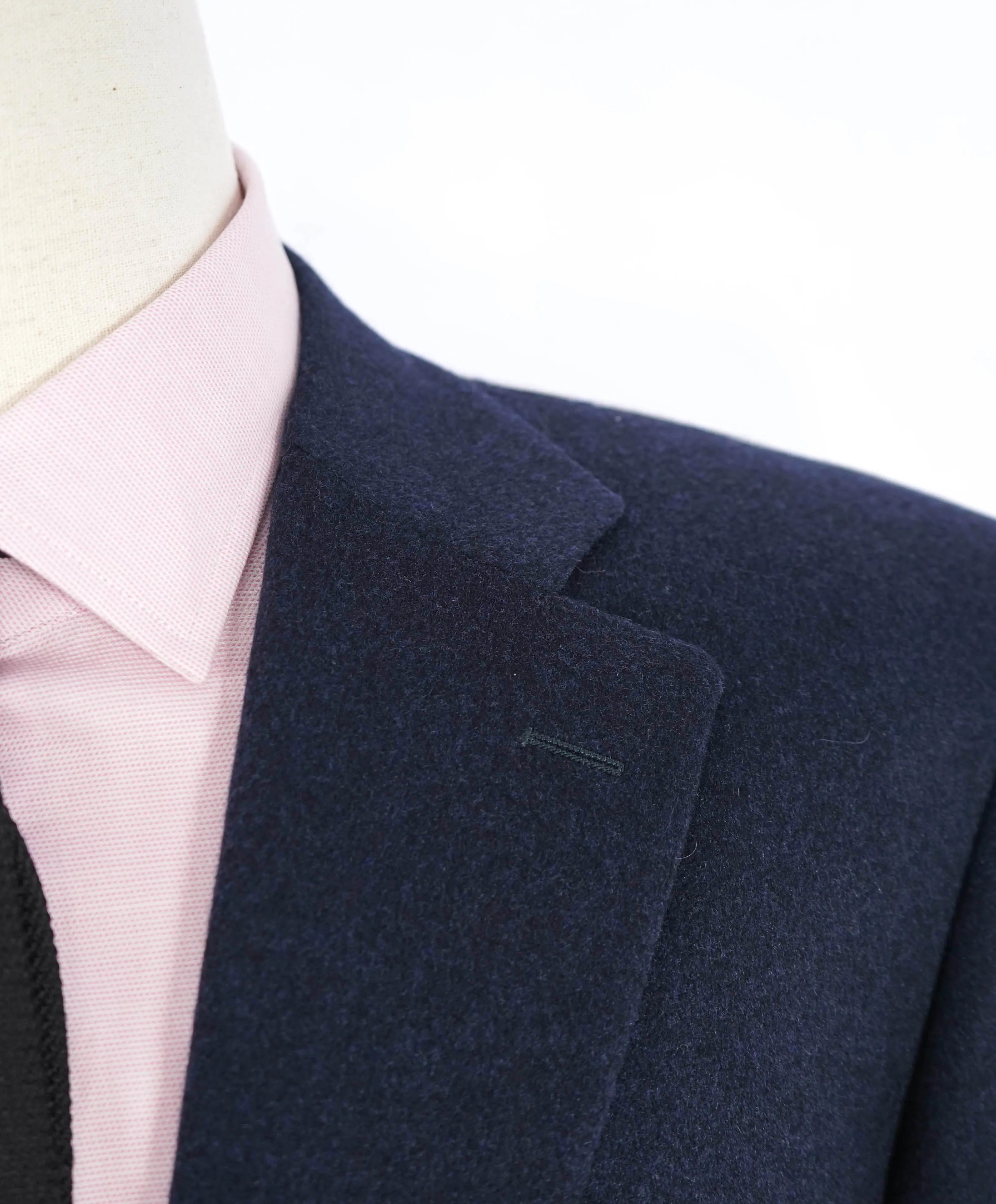 $3,495 CANALI - "EXCLUSIVE" Pure CAHSMERE Navy Blazer - 44R
