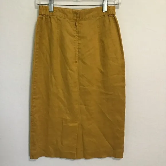 A. Altman Apparel Ramie Pencil Skirt  Size 6