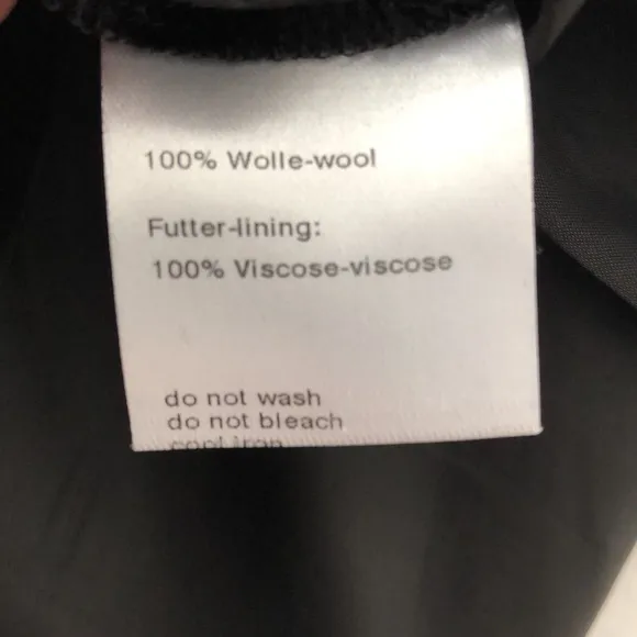 AKRIS Punto Wool Black Pencil Skirt Sz 4