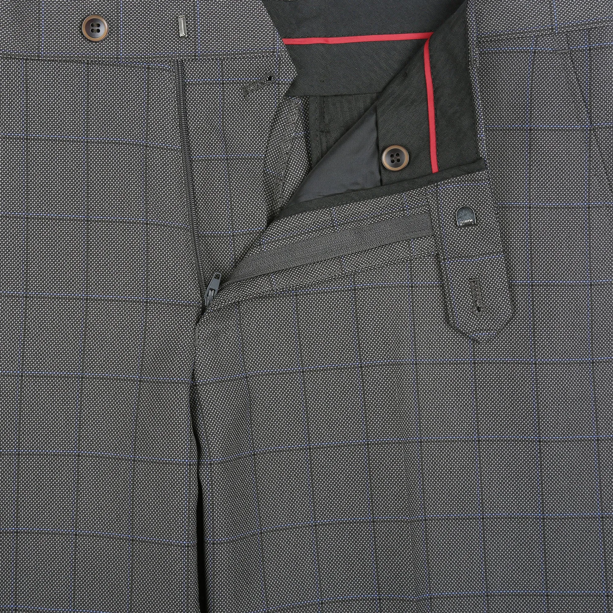 Alessandro Vitello by Renoir Two Piece Classic Fit Windowpane Check Dress Suit 292-2