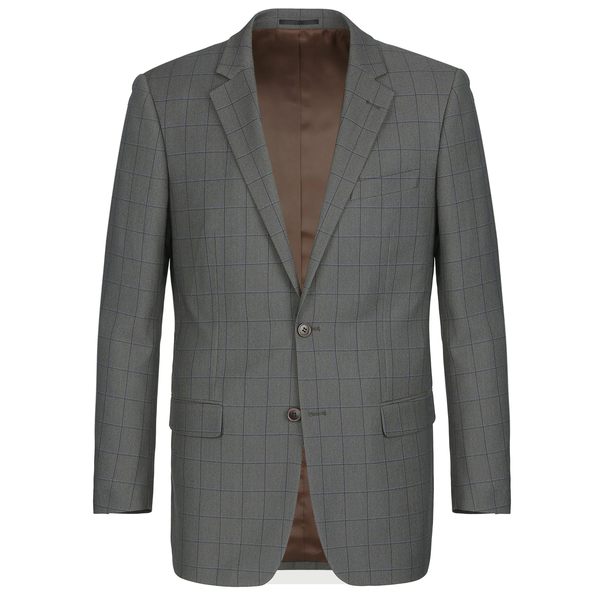 Alessandro Vitello by Renoir Two Piece Classic Fit Windowpane Check Dress Suit 292-2