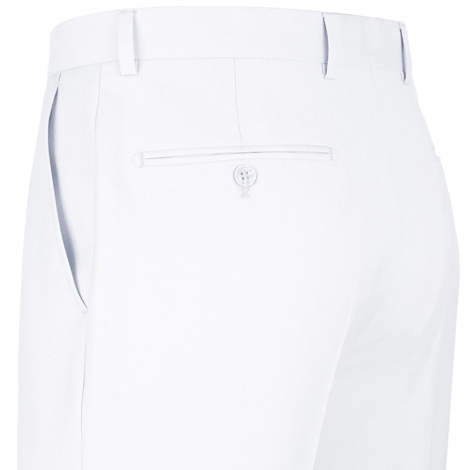 Alessandro Vitello by Renoir White 2-Piece Classic Fit Single Breasted Notch Lapel Suit 201-6