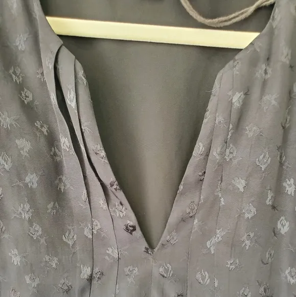 AllSaints Black ‘Avery’ dress with short sleeves Size:10