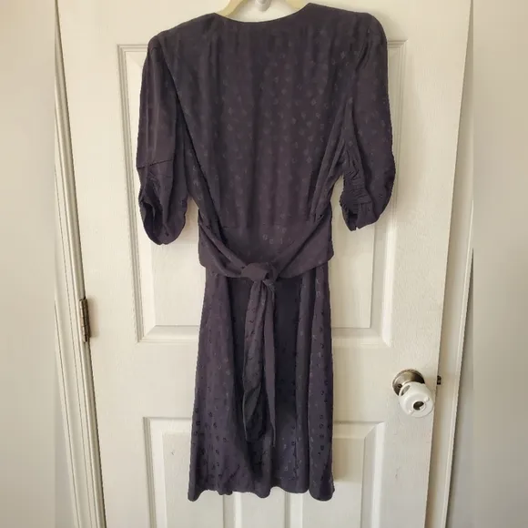 AllSaints Black ‘Avery’ dress with short sleeves Size:10