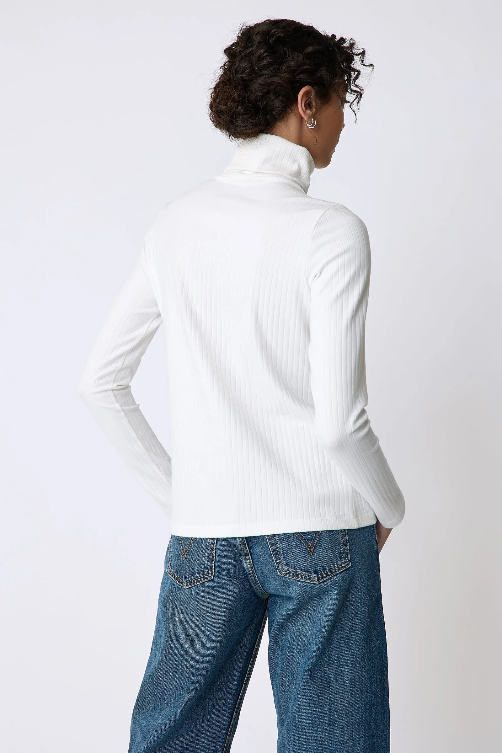 Alma Rib Tneck - Ivory