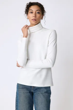 Alma Rib Tneck - Ivory