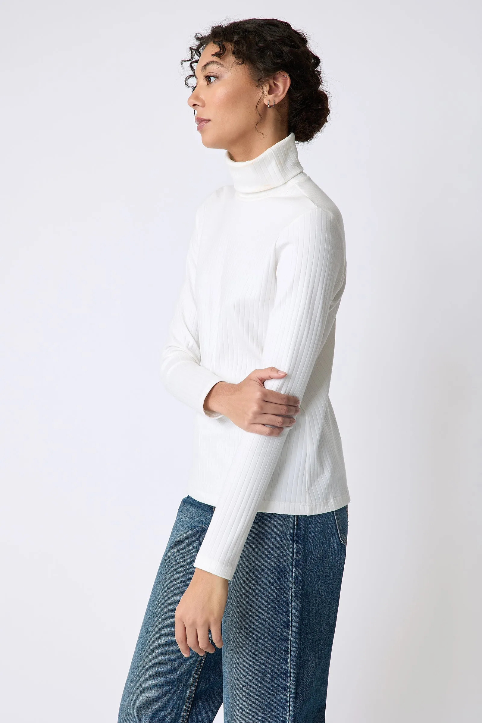 Alma Rib Tneck - Ivory