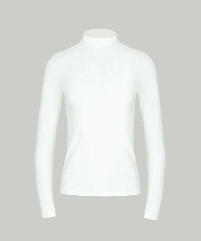 Anell Golf  Slim Air Turtleneck - White