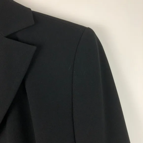 Ann Taylor Black Blazer Suit Coat 3 Buttons