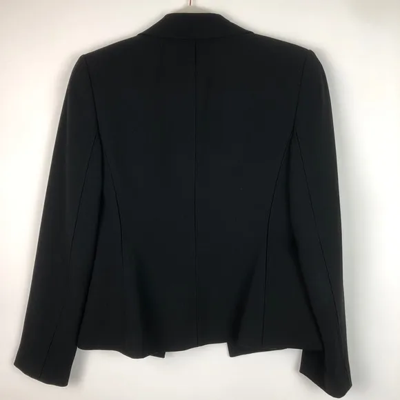 Ann Taylor Black Blazer Suit Coat 3 Buttons