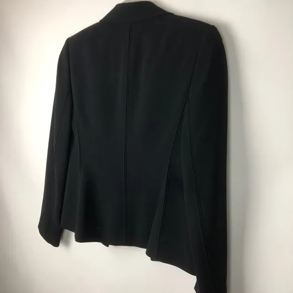 Ann Taylor Black Blazer Suit Coat 3 Buttons