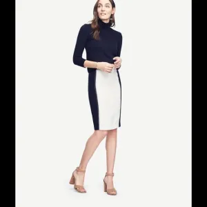 Ann Taylor color block pencil skirt