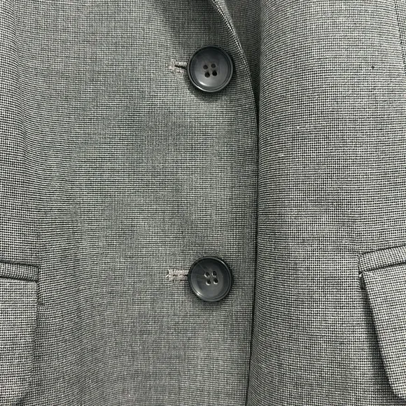 Ann Taylor Suit Jacket Blazer Charcoal Gray Size 12