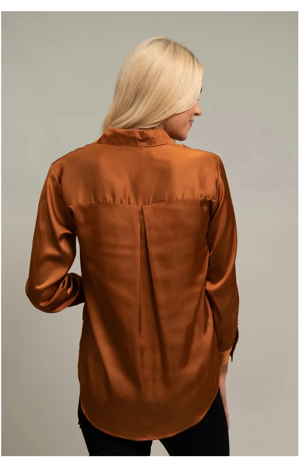 Anna Satin Blouse (HTT)