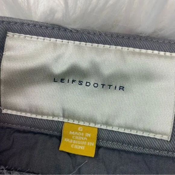 Anthropologie Leifsdottir Alicante Quilted Pencil Skirt Gray Size 6 NWT