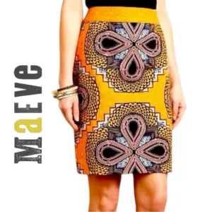 Anthropologie Maeve Clementina Pencil Skirt - Size 2