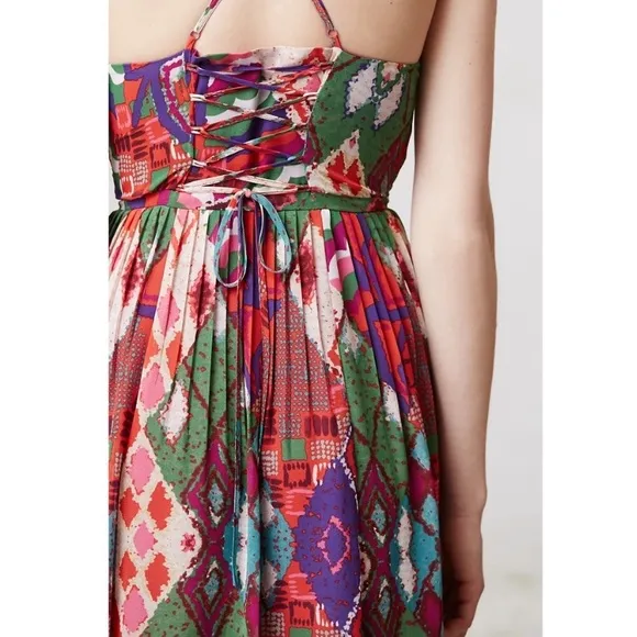 Anthropologie Maeve Tarana maxi printed dress size 6