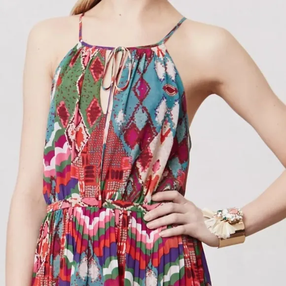 Anthropologie Maeve Tarana maxi printed dress size 6