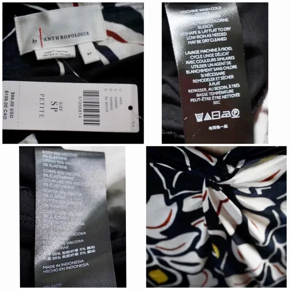 Anthropologie Sheila Abstract Midi Skirt New SP