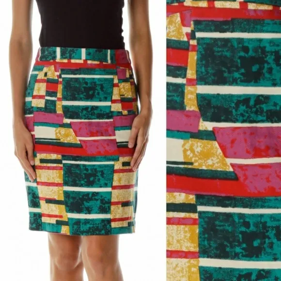 Anthropologie/Dolce Vita Colorful Pencil Skirt 8