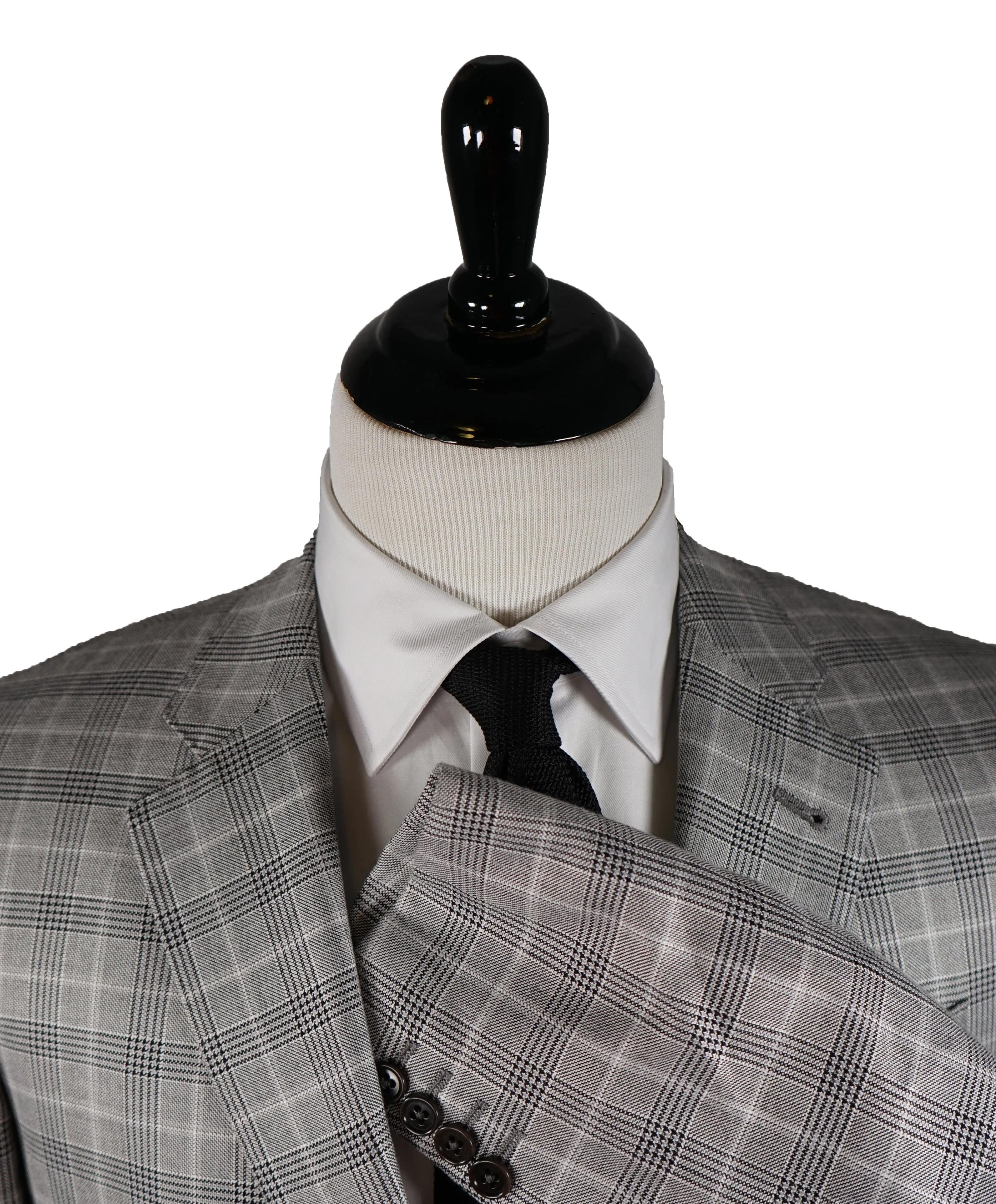 ARMANI COLLEZIONI - “G Line” Black & White Bold Check Blazer - 42R