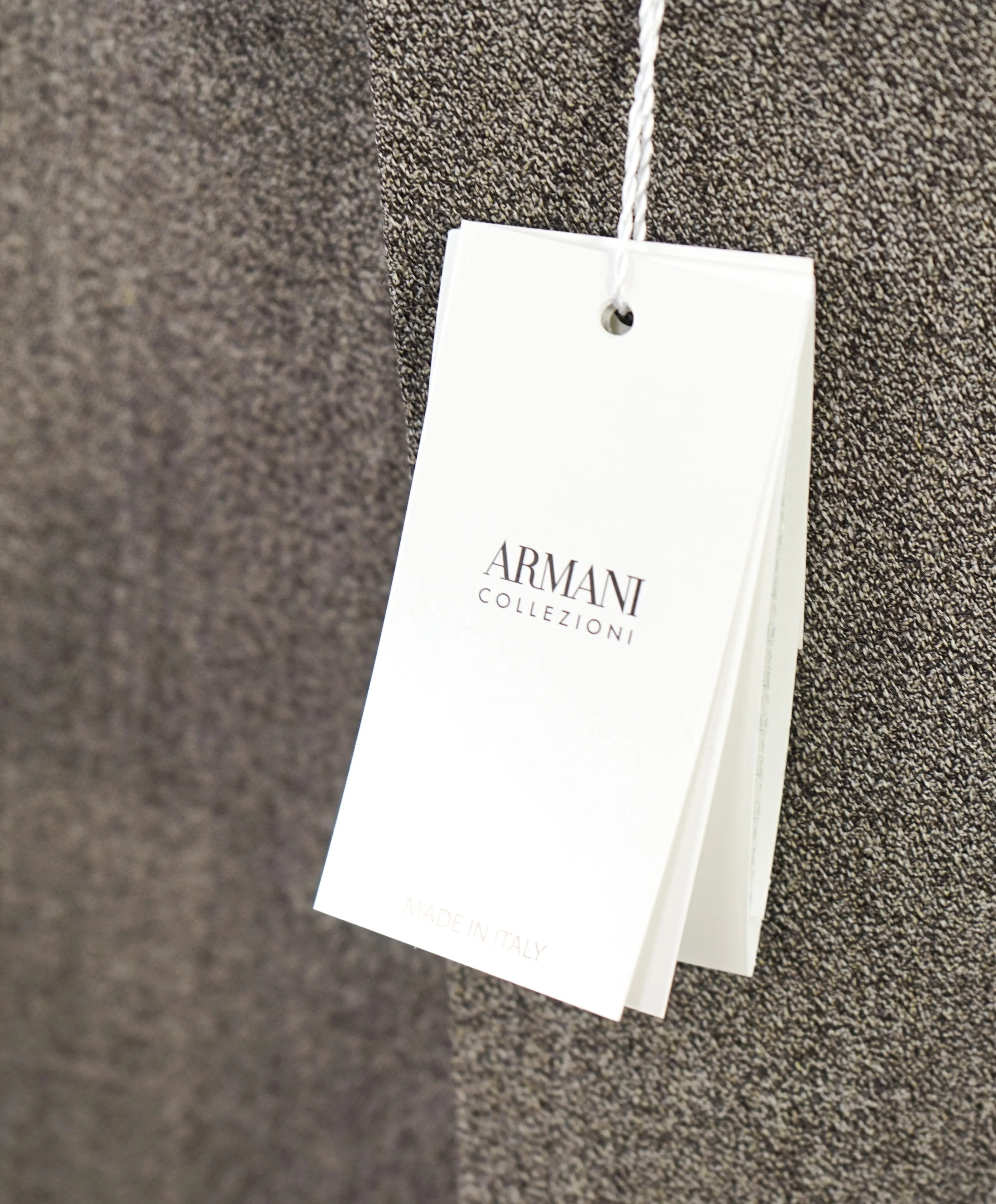 ARMANI COLLEZIONI - "G Line" MELANGE Brown & Gray 2-Button Suit - 50R