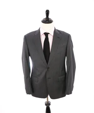 ARMANI COLLEZIONI -  "G Line" Tonal Gray Stripe 2-Button Suit - 38R