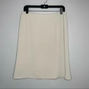 ARMANI COLLEZIONI Tan Cream Pencil Skirt