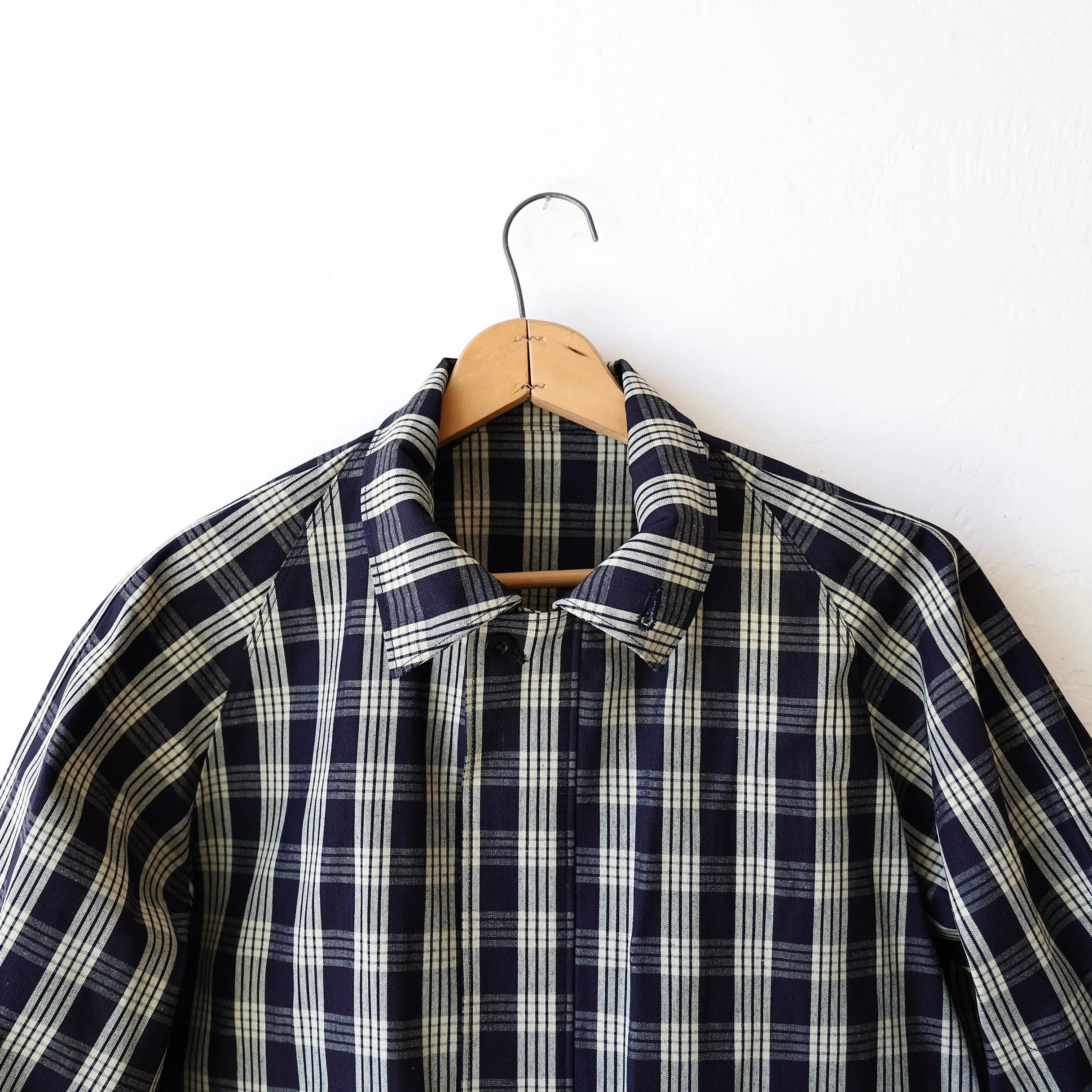 Aseedonclöud Zipper Jacket - Navy Check