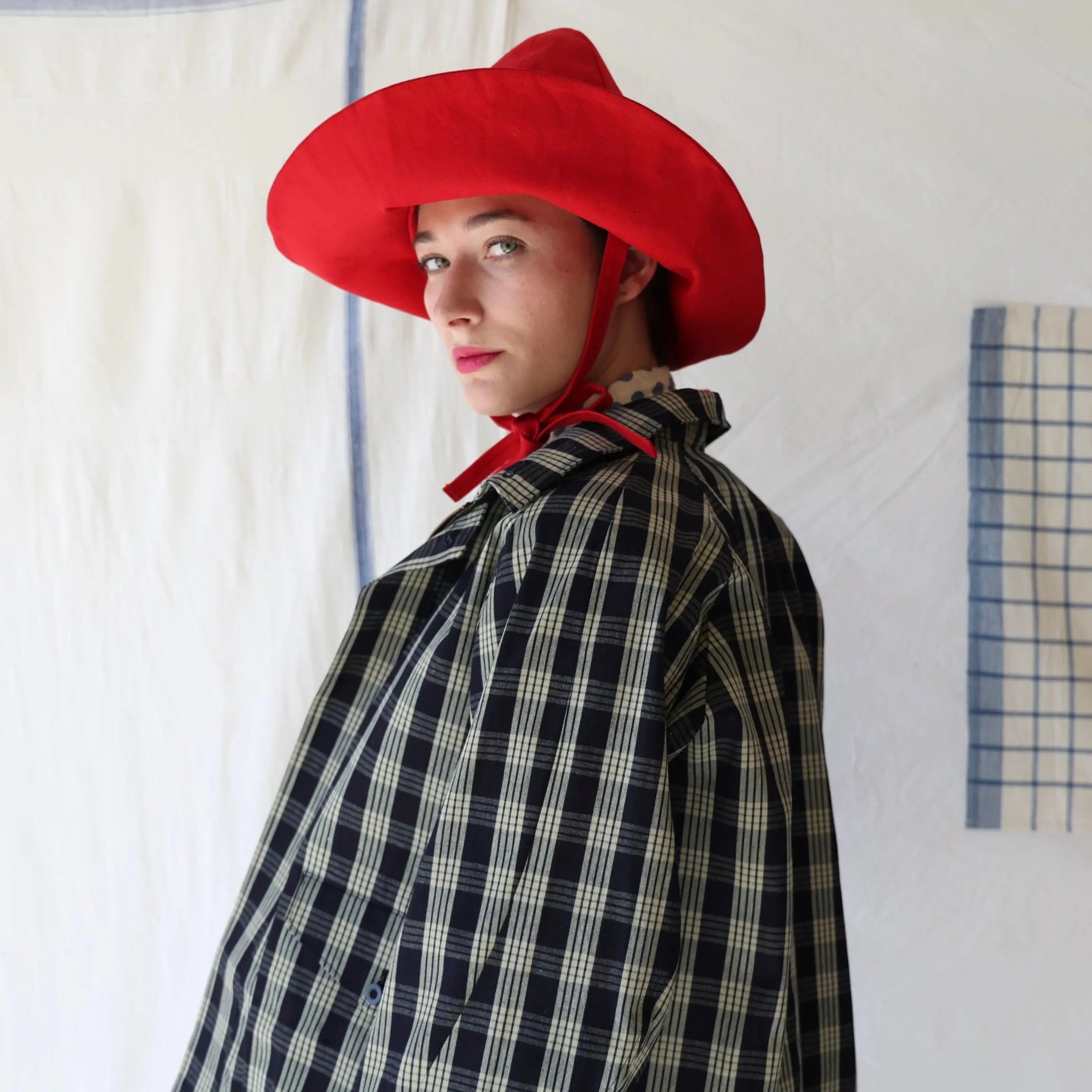 Aseedonclöud Zipper Jacket - Navy Check