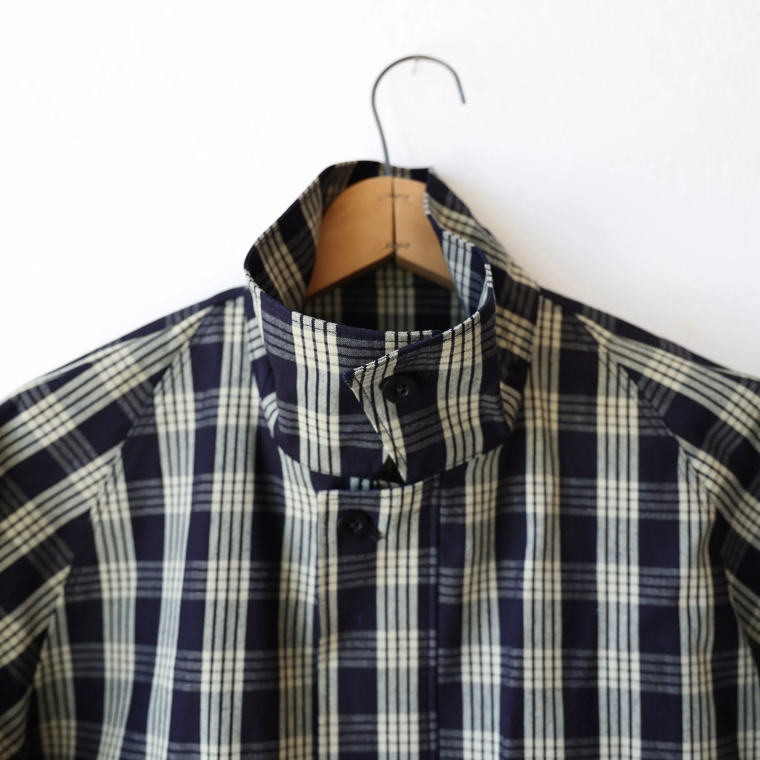 Aseedonclöud Zipper Jacket - Navy Check