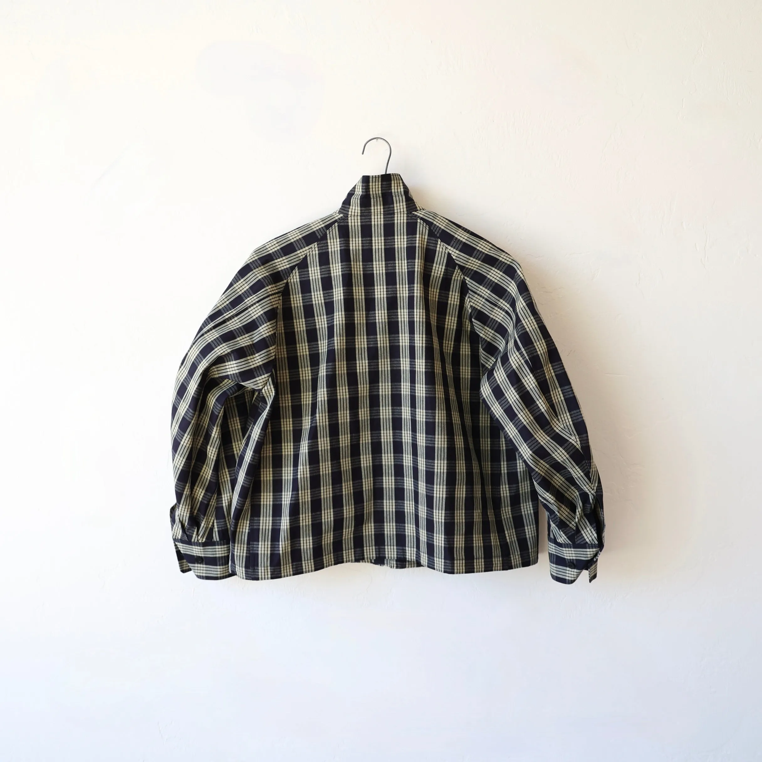 Aseedonclöud Zipper Jacket - Navy Check