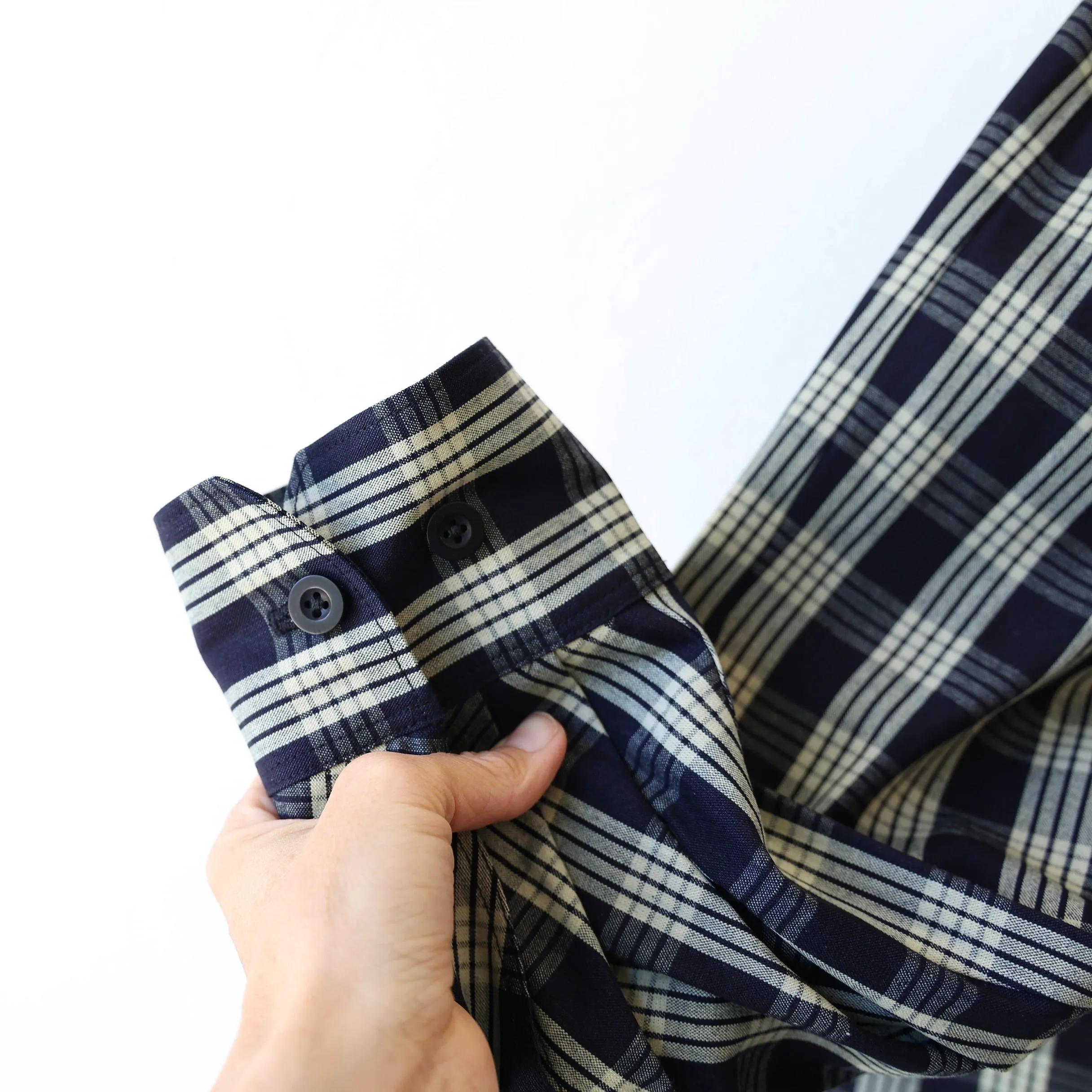 Aseedonclöud Zipper Jacket - Navy Check