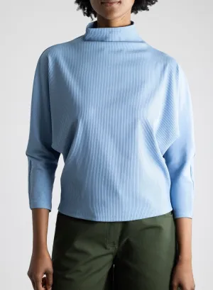 Batwing Skinny Top - Powder Blue