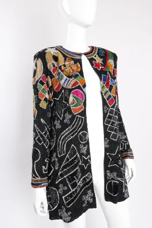 Beaded Circus Trapeze Jacket