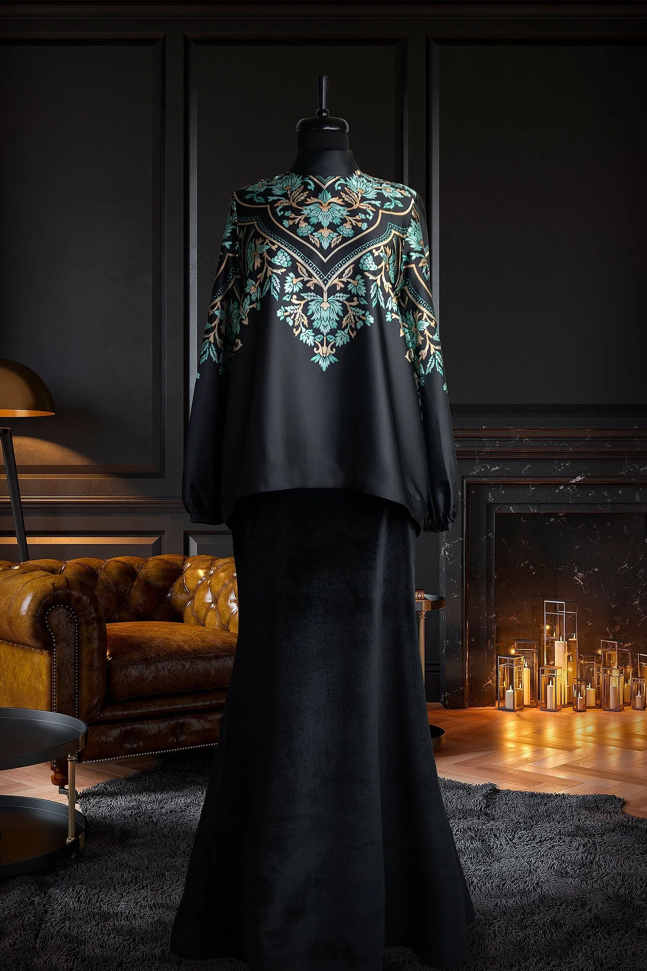 Black Jasmine  Blouse