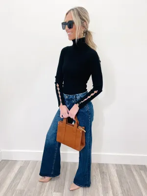 Black Pearl Long Sleeve Turtle Neck