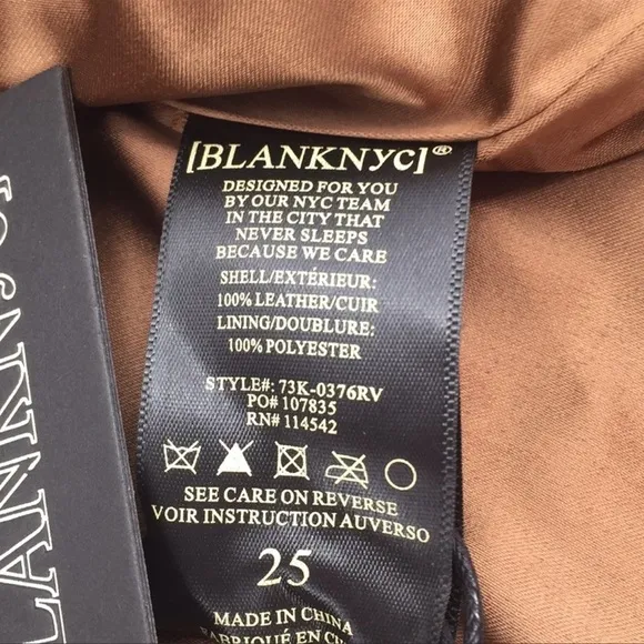 Blank NYC High Rise Suede Wrap Skirt Size 25
