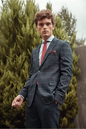 Bleu Foncé Suit-2pcs-Made In Turkey