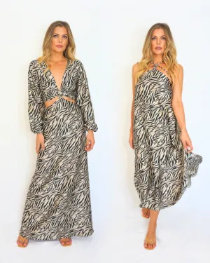 Blouse   Attachable Skirt Set - Savannah Gold