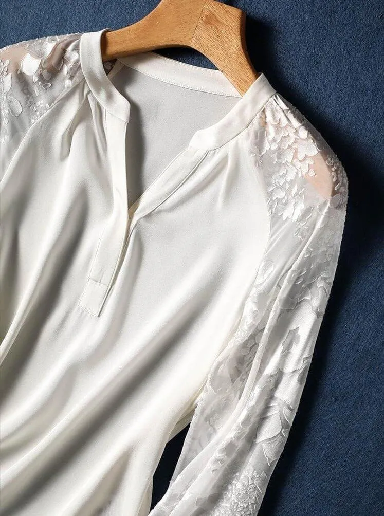 Blouse Fluide Dentelle - Marina