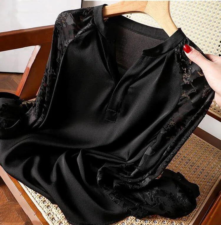 Blouse Fluide Dentelle - Marina