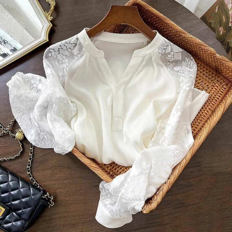 Blouse Fluide Dentelle - Marina