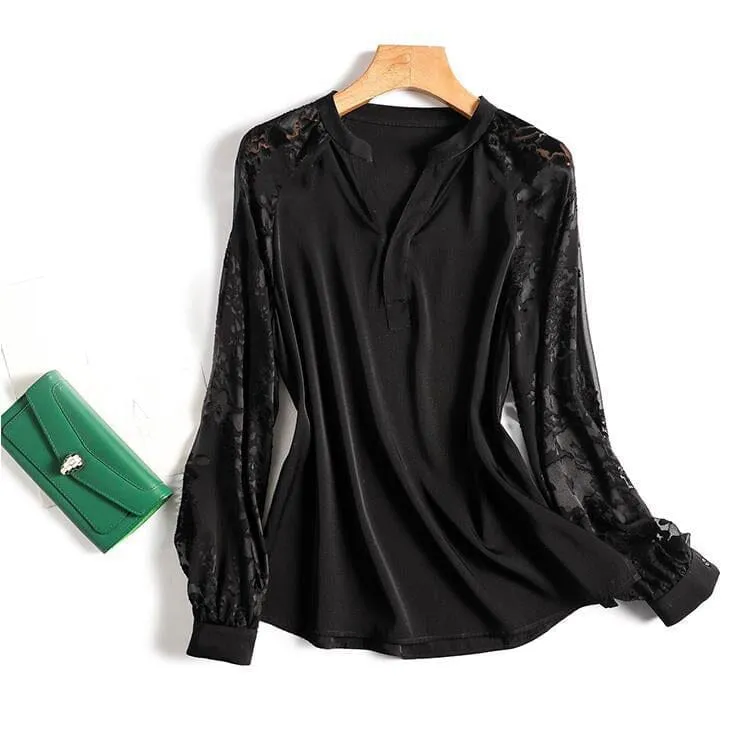 Blouse Fluide Dentelle - Marina